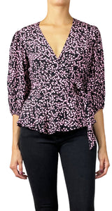 Blusa Flores Rosadas