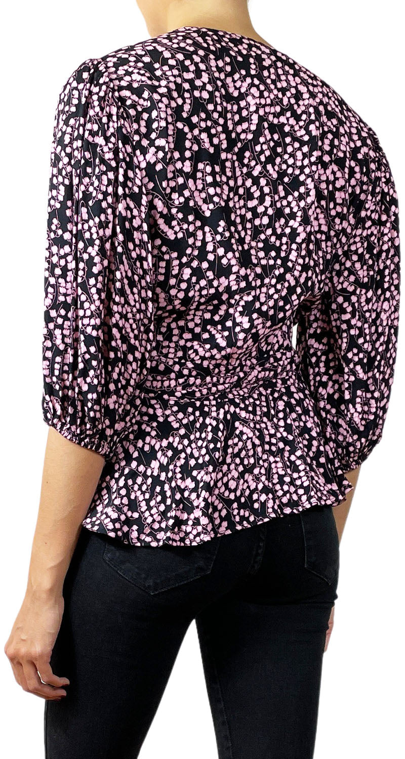 Blusa Flores Rosadas