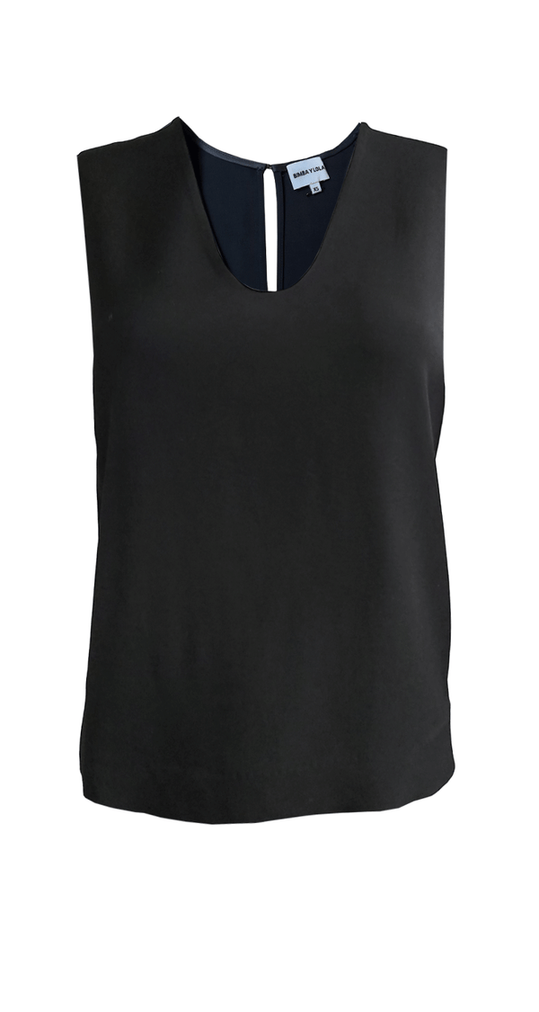 Blusa Negra Viscosa