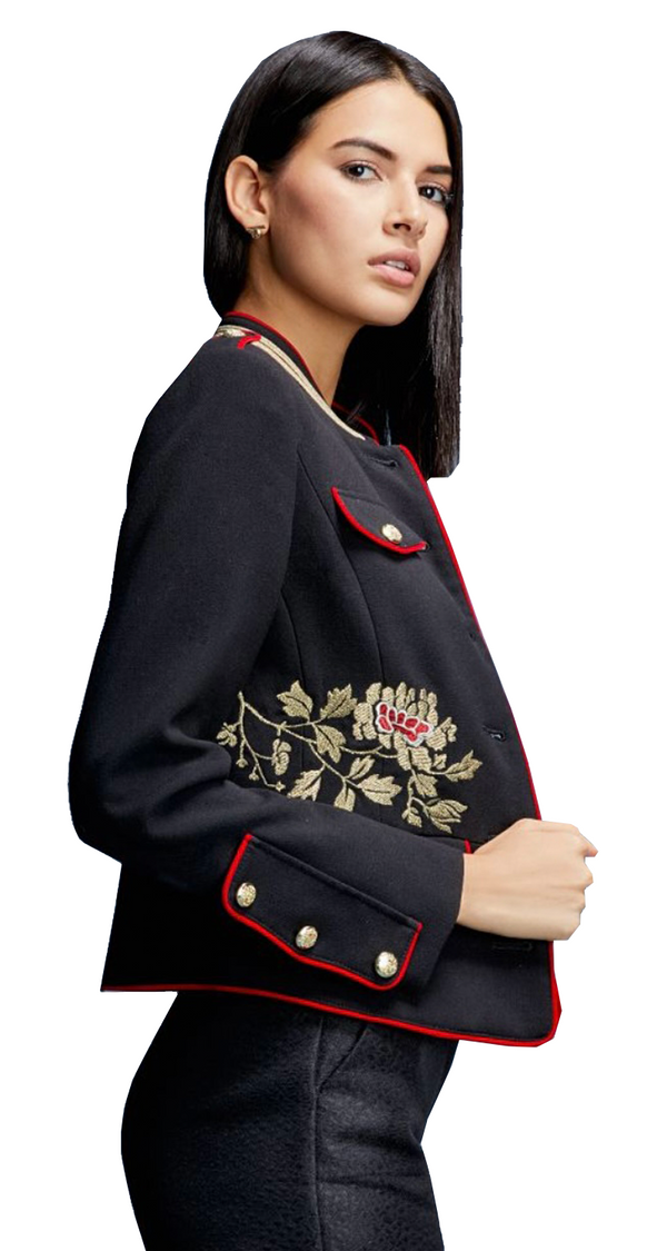 Chaqueta Militar Bordados