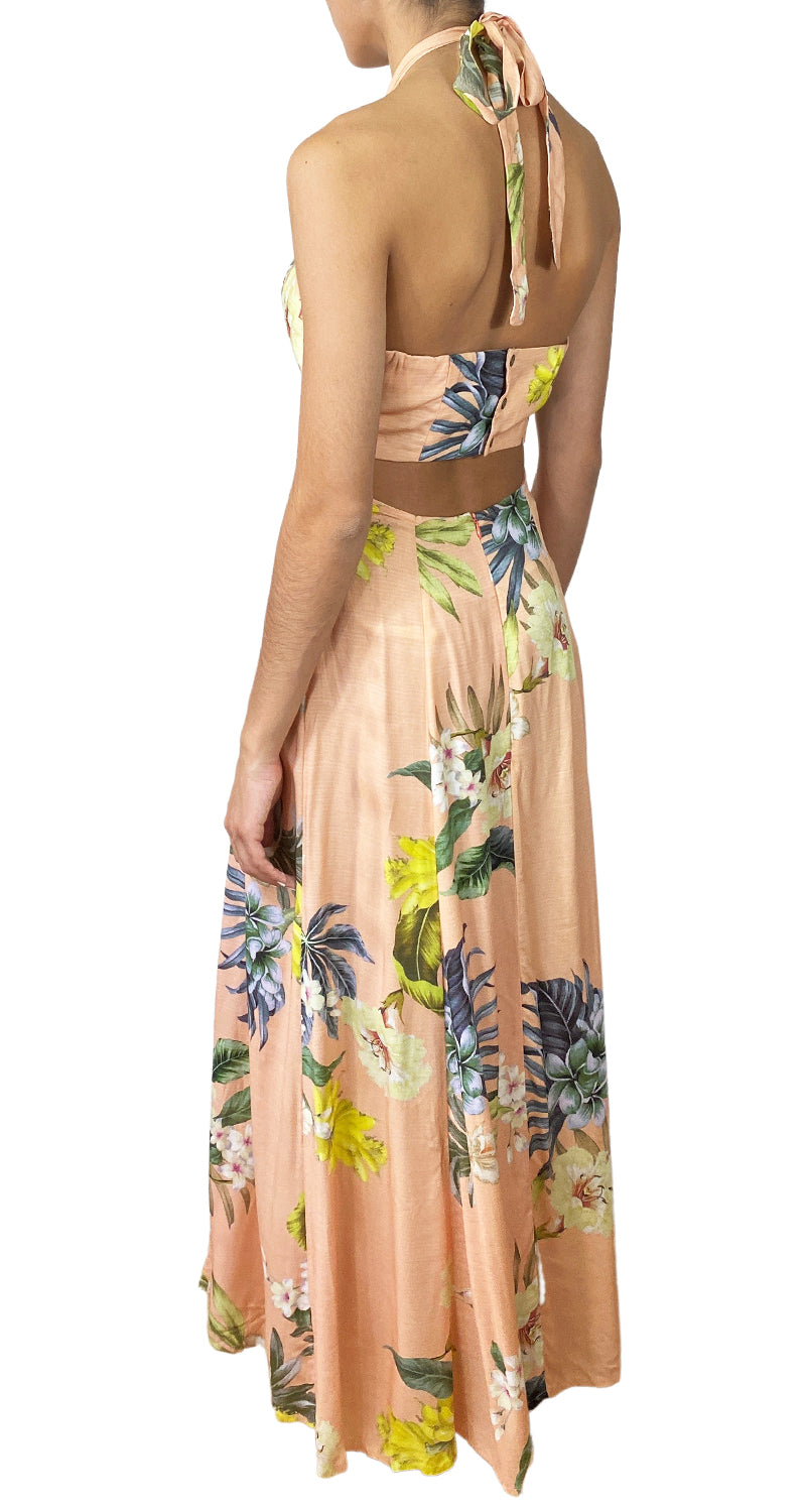 Vestido Rosado Floral