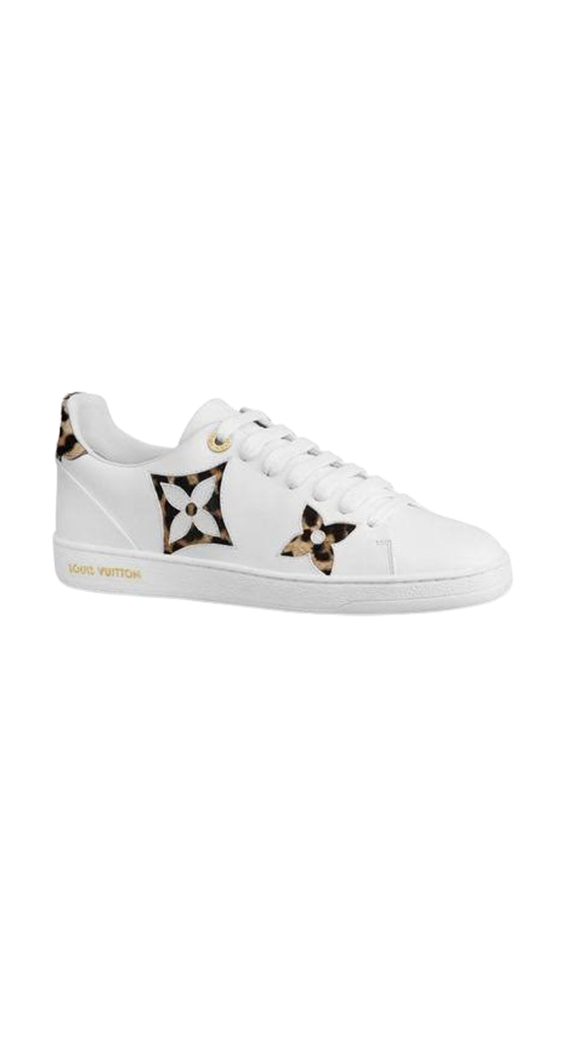 Zapatillas Frontrow White Leather Animal Print