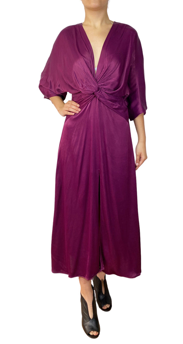 Vestido Morado Nudo