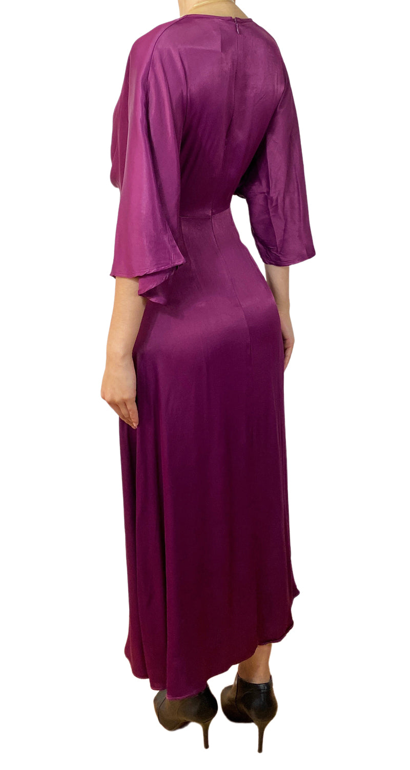 Vestido Morado Nudo