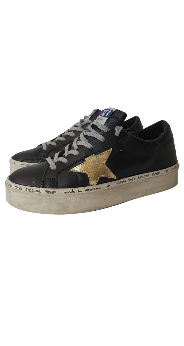 Zapatillas Hi Star Black Dorado