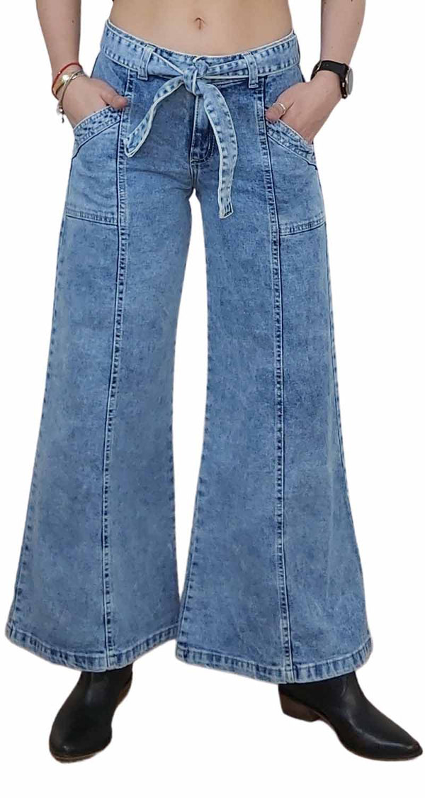 Pantalón Ancho Denim