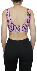 Top Animal Print Rosado