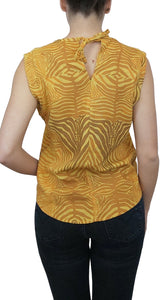 Blusa Lino Tiger Amarilla