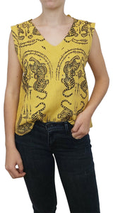 Blusa Lino Asian Tiger Amarilla