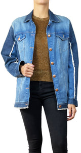 Chaqueta Denim Bicolor