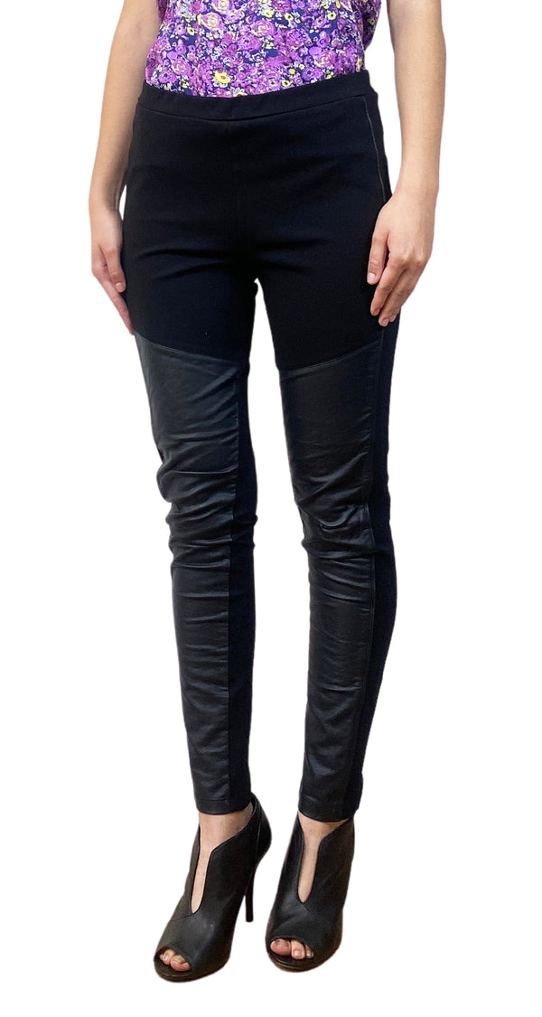 Leggings Negra Cuero