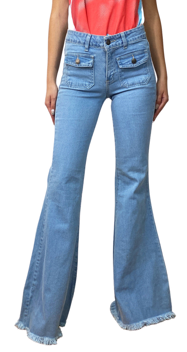 Jeans Denim Palazzo