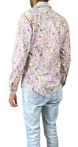 Camisa Rosada Flores