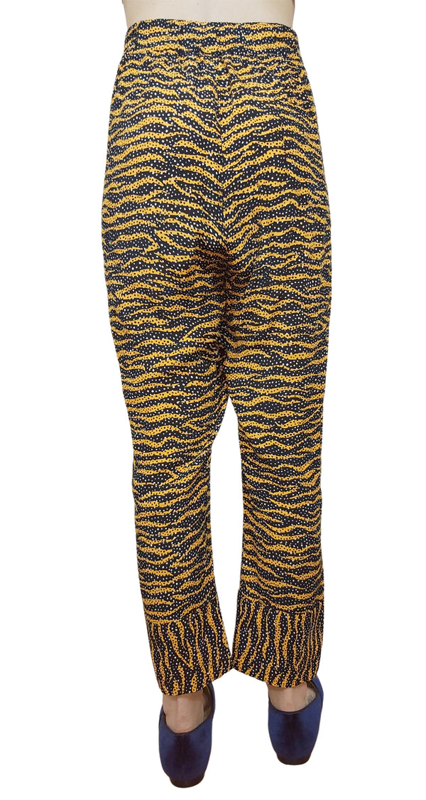 Pantalón Animal Print Puntos Negro