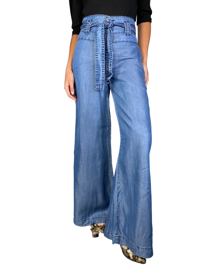 Pantalón Azul Holgado