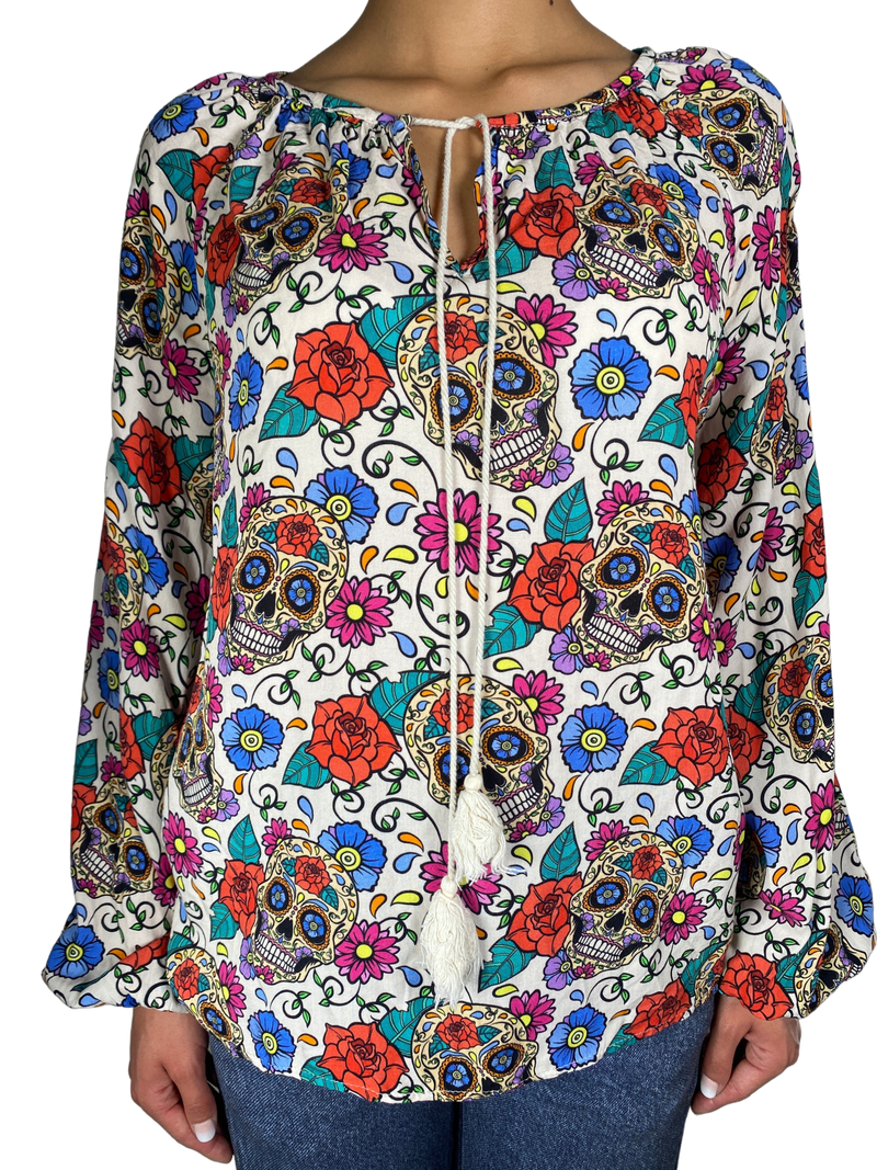 Blusa Colores Calaveras