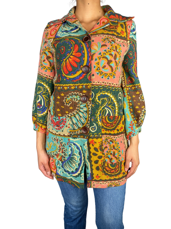 Chaqueta Paisley Multicolor