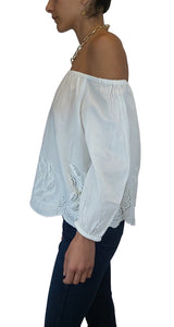 Blusa Broderie Blanca