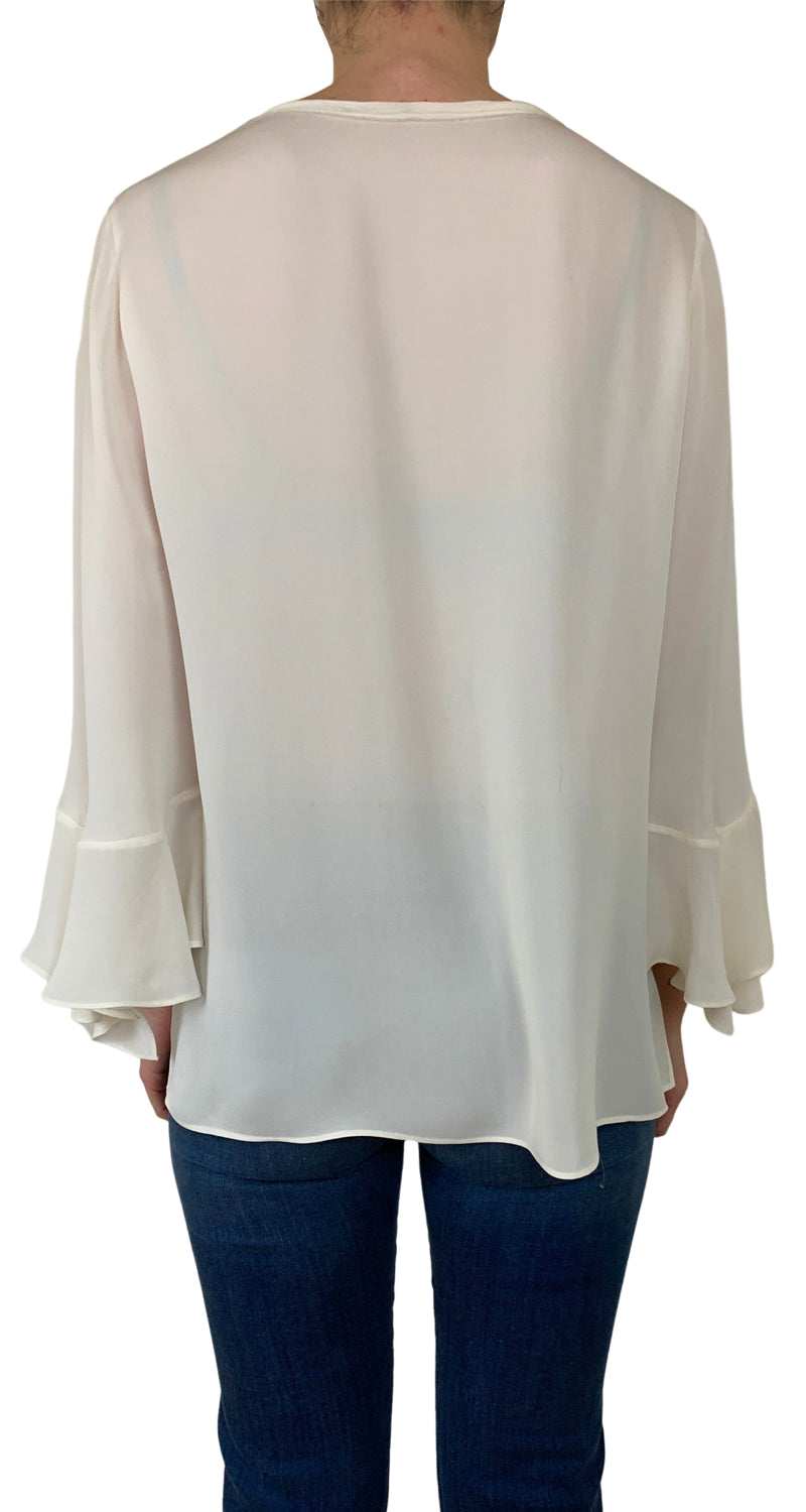 Blusa Mangas Vuelos