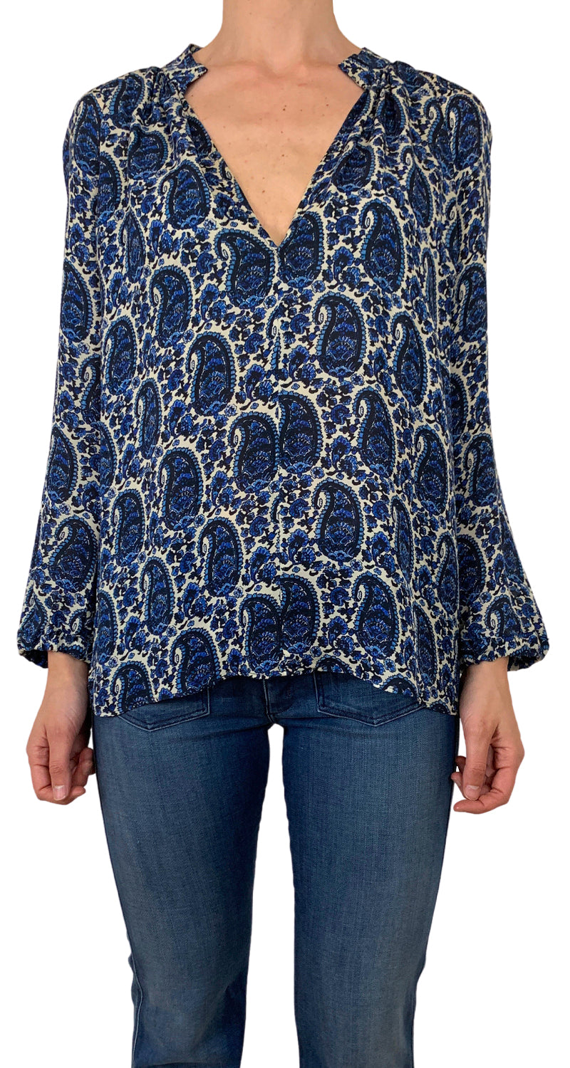 Blusa Oversize Boho Blue