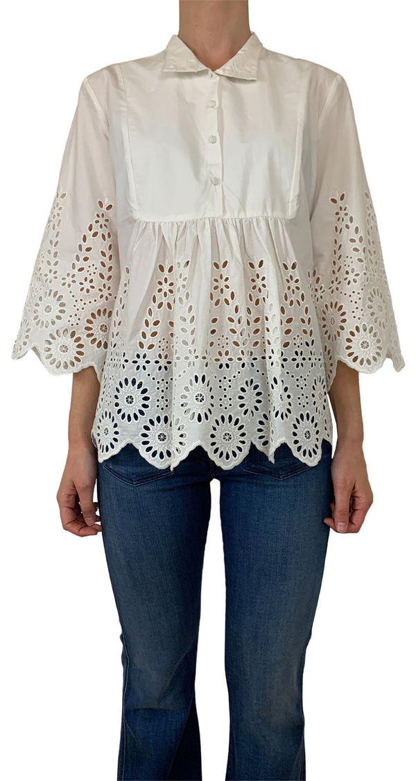 Blusa Broderie