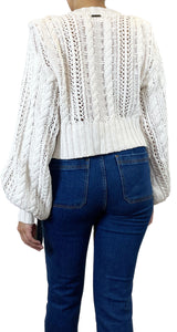 Sweater Blanco Tejido