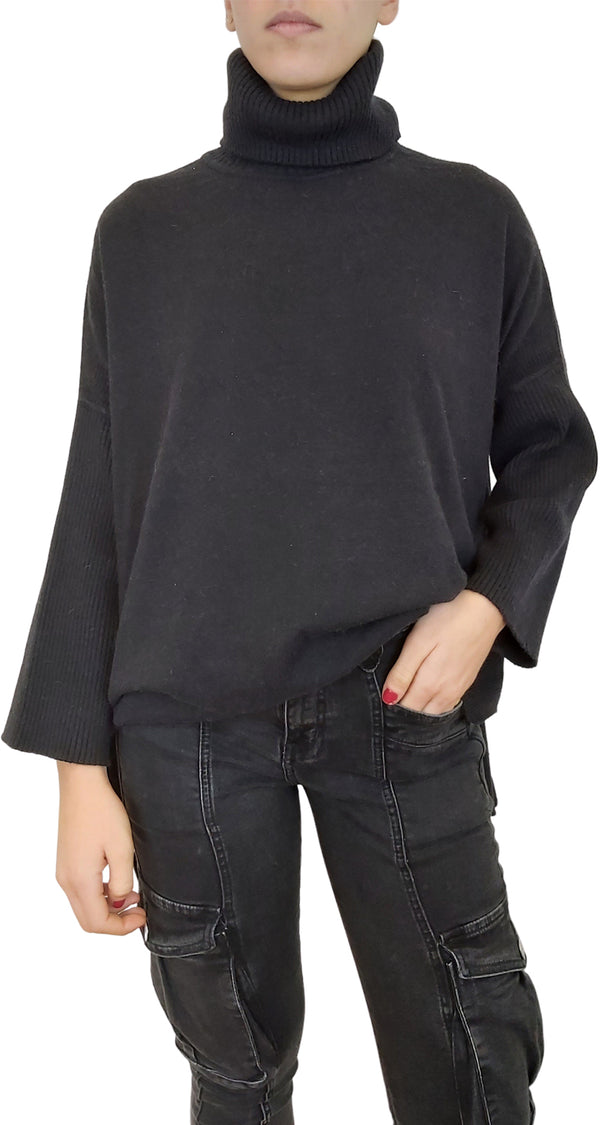 Sweater Atenea Oversize Negro