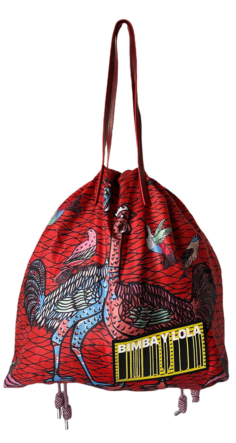 Bolso Rojo Aves