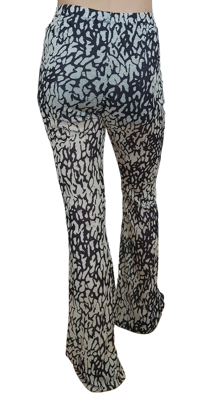 Flare Animal Print Mesh