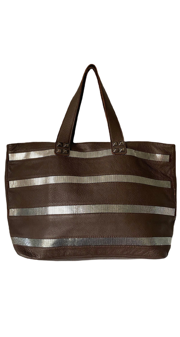 Bolso Café Tachas