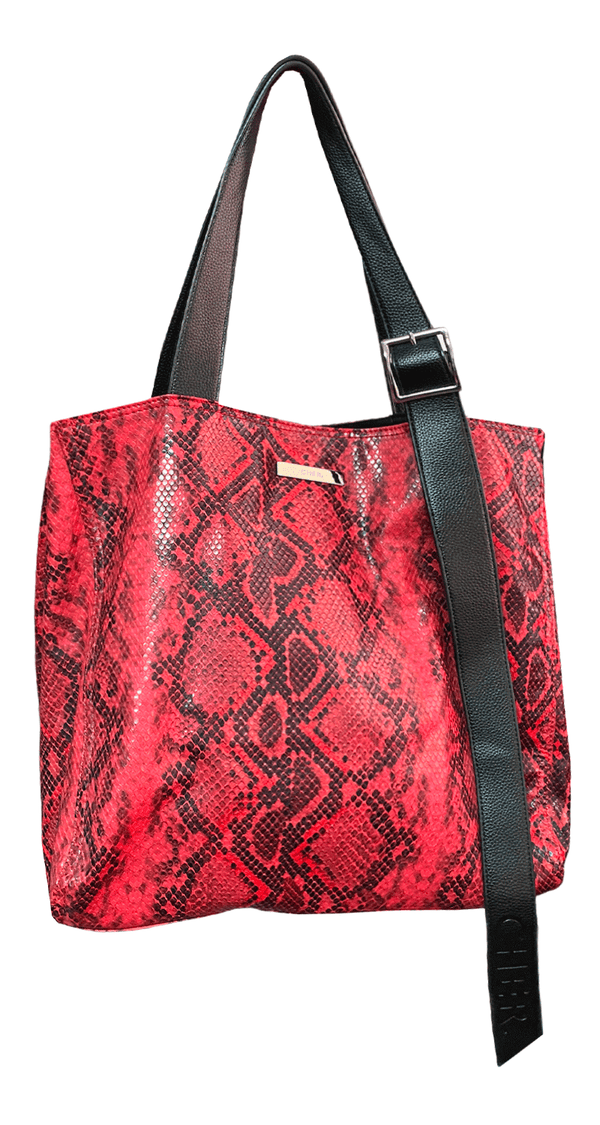 Cartera Pitón Rojo