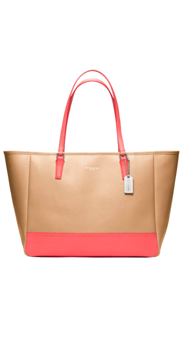 Bolso Color Block Beige