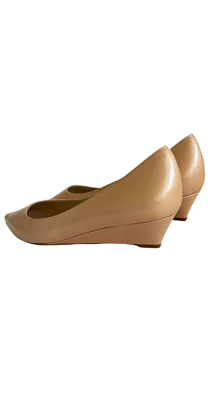 Zapato de Salón Texturizado Beige