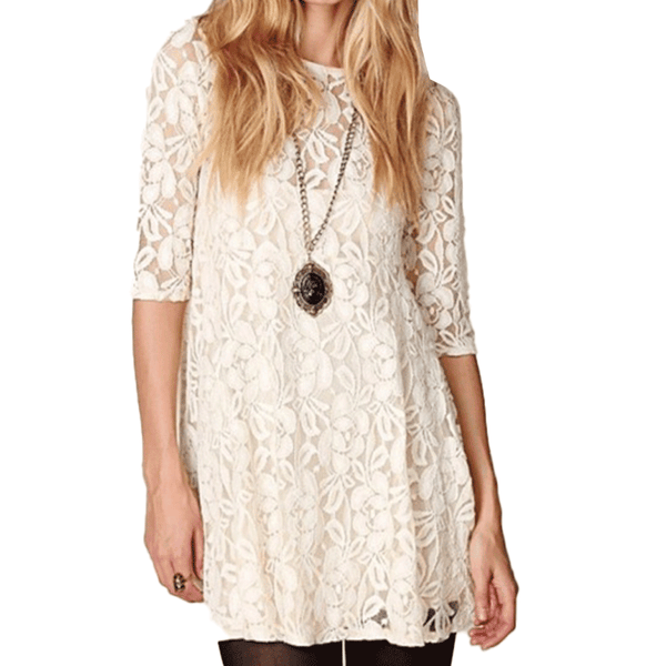 Vestido Lace Ivory