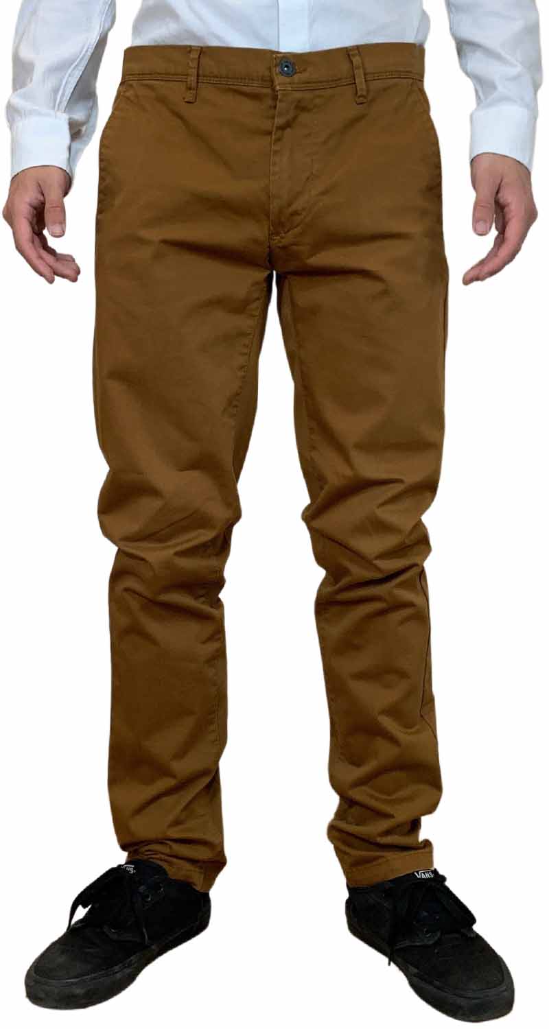 Pantalón Camel con Doblez