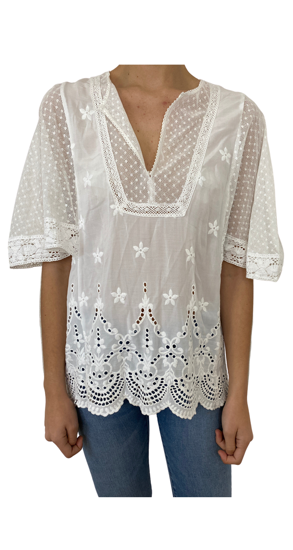 Blusa Broderie