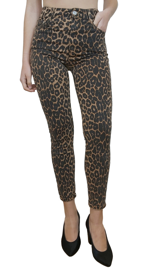 Skinny Jeans Animal Print