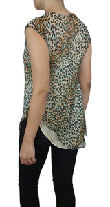 Blusa Animal Print Verde