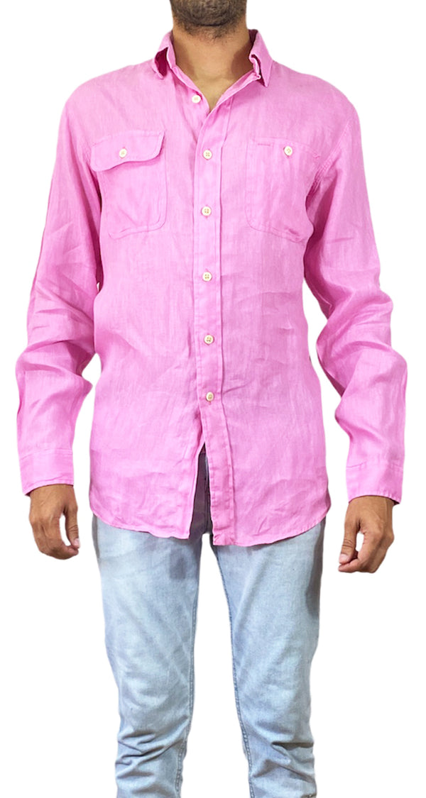 Camisa Rosada Lino