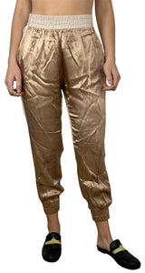 Satin Effect Jogging Pants