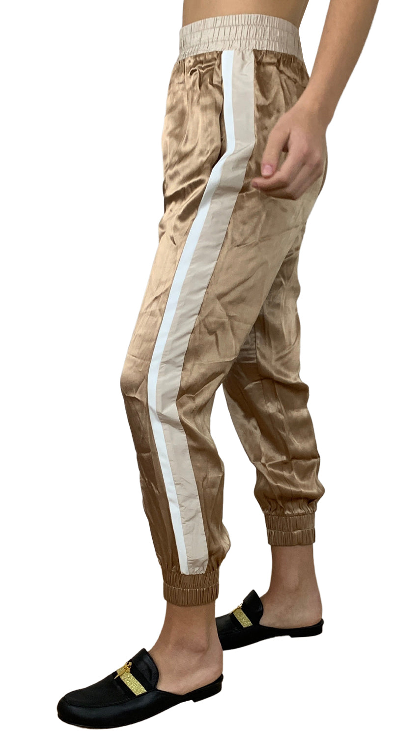 Satin Effect Jogging Pants