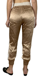 Satin Effect Jogging Pants