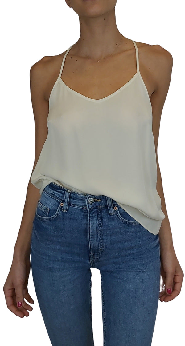 Blusa Crema Seda