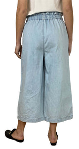 Drawstring Culotte Jeans