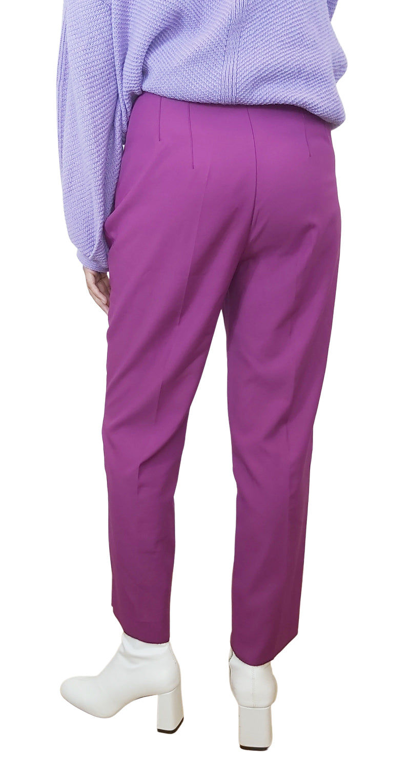 Zara pantalon online morado