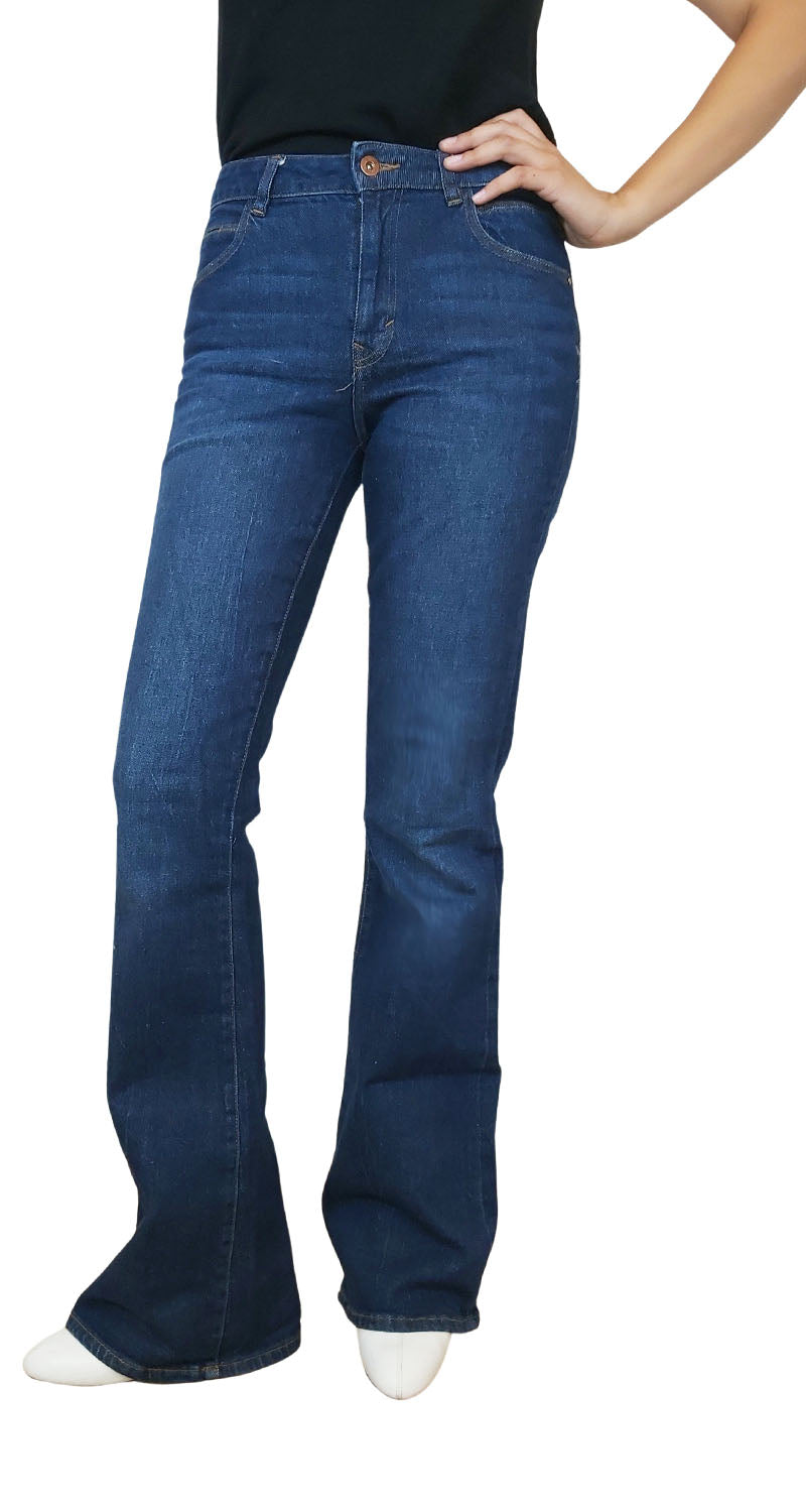 Jeans Acampanado Azul