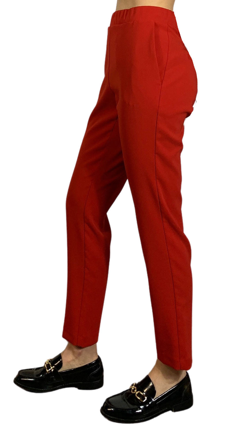 Pantalón Recto Rojo Imperial by Magma