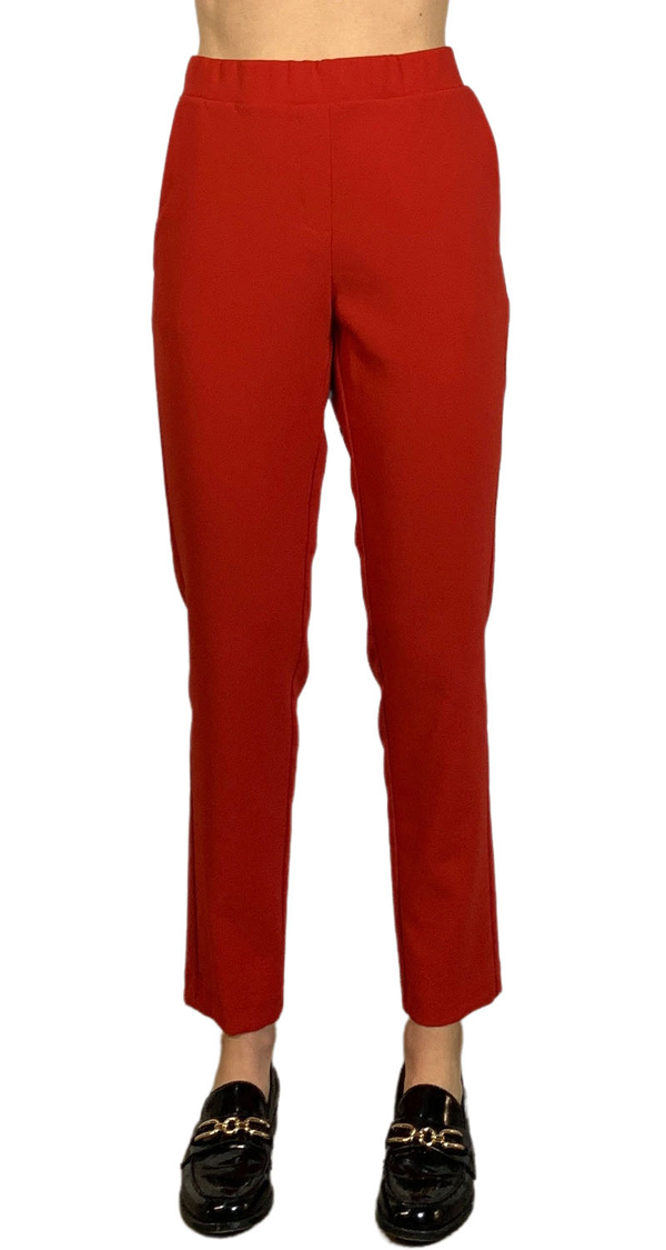 Pantalón Recto Rojo Imperial by Magma