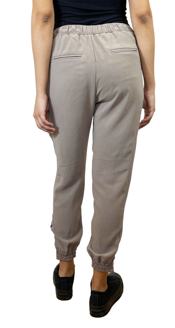 Jogger Beige Cierres