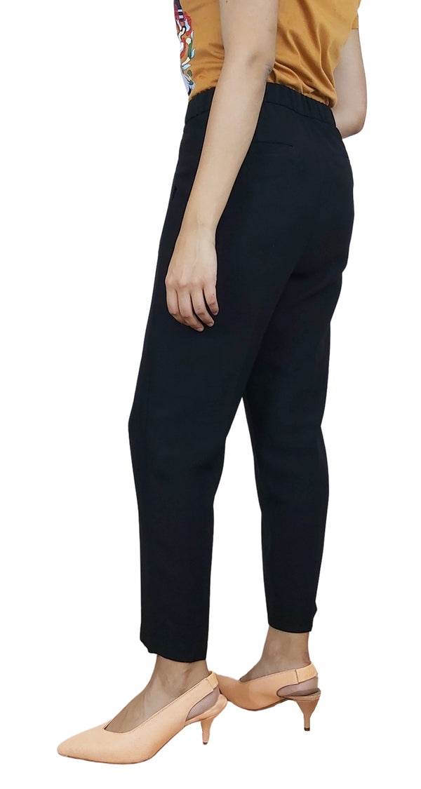 Pantalón Hayden Tapered-Fit Pull-On Ankle Negro